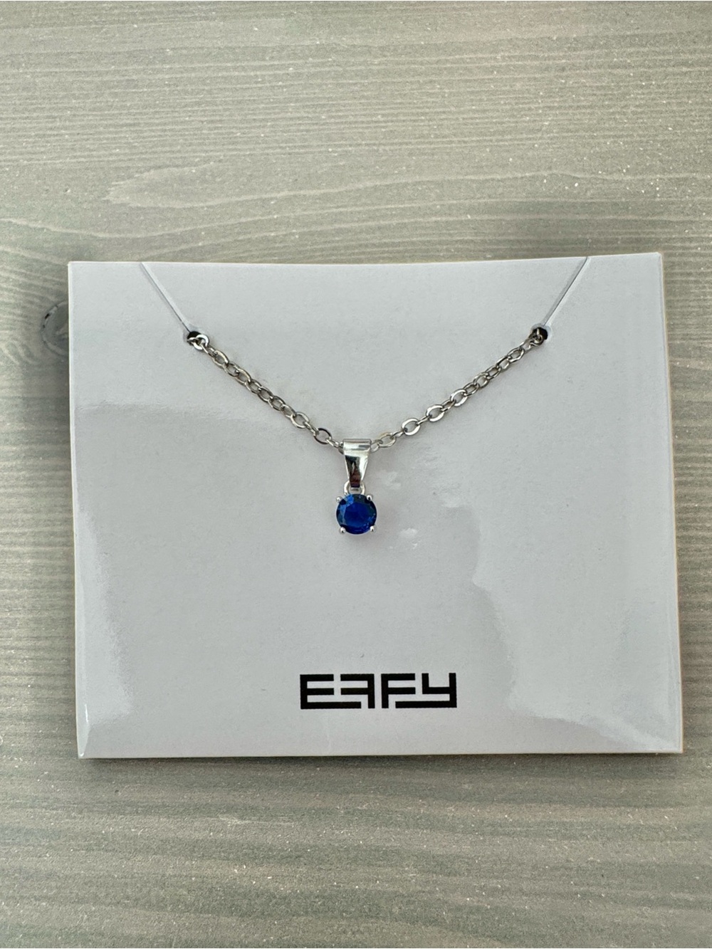 Effy Necklace with Blue Round Pendant